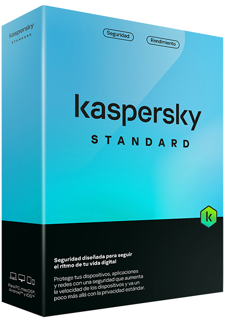 Antivírus Kaspersky Standard + Kaspersky Password Manager 1 Dispositivo